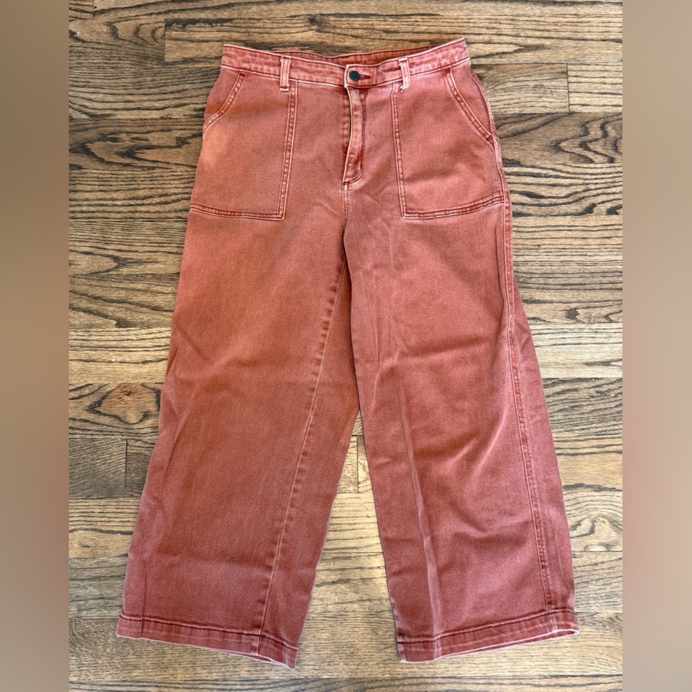 Universal Thread Wide Leg Jeans – Rust Color, Size 30R